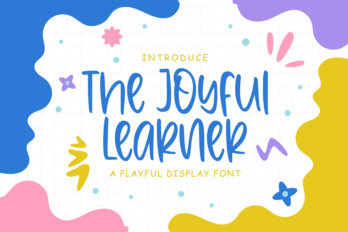 The Joyful Learners - A Playful Font, a Sans Serif Font by Geelator Studio (Photo 1 of 11)