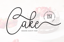 Cake | Script Font