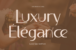 Luxury Élégance - Sans Serif Font
