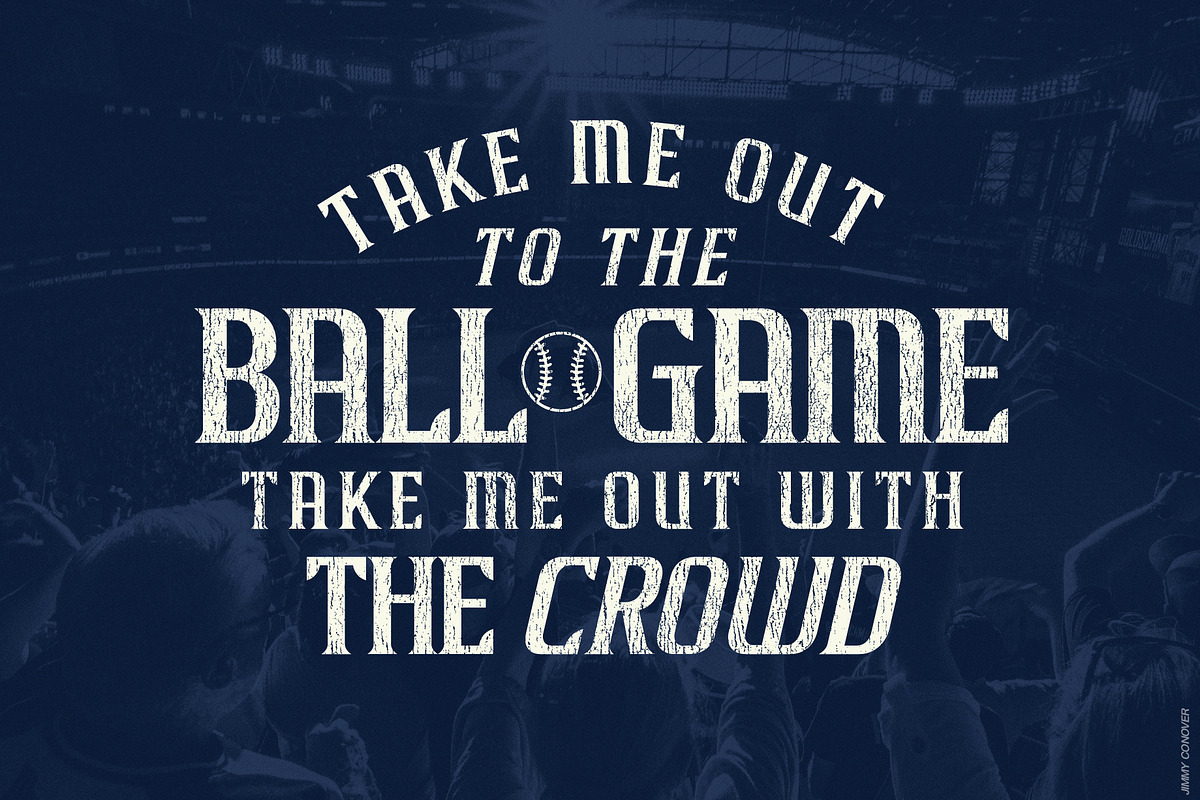 Killebrew Double | Athletic Typeface, a Serif Font by StudioWorks (Photo 3 of 7)