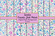 Ditsy Floral Seamless Patterns, a Texture Illustration by Dream Creation (Thumbnail 1 of 6)