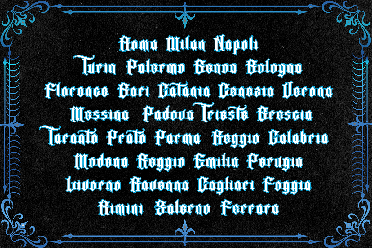 GRACIASO presale, a Blackletter Font by dansdesign (Photo 7 of 9)