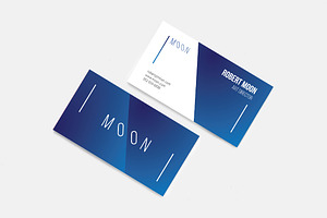 Moon Business Card Temmplate