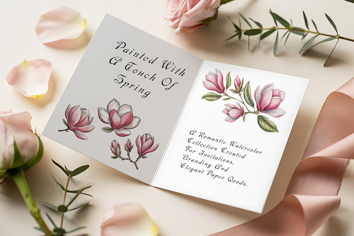 Boho Watercolor Floral Clipart Set, a Decorative Illustration by ForhadGFX (Photo 4 of 12)