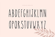 The Skinny Font, a Sans Serif Font by Jusebox (Thumbnail 2 of 3)