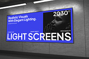 Light Screens Mockup, an Advertising Mockup by Permadi Creative (Thumbnail 4 of 4)