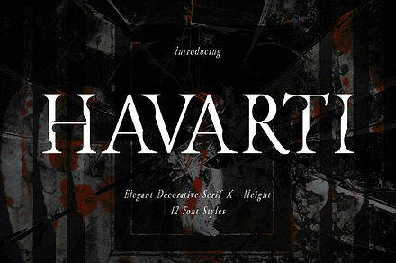 CF Havarti - Modern Serif, a Serif Font by Indotype Foundry