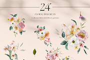 Spring summer flowers watercolor set, an Illustration by Grace Noboa Illustrations (Thumbnail 7 of 15)