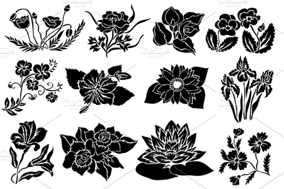 27 Flowers and Patterns Set preview 2