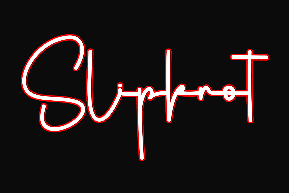 Slipknot, a Handwritten Font by InermediaSTUDIO (Photo 1 of 8)