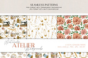Atelier - sewing kit, a Decorative Illustration by CrystalinaShop (Thumbnail 4 of 4)