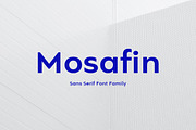 Mosafin Sans Serif Font Family, a Sans Serif Font by Yukita Creative (Thumbnail 1 of 12)