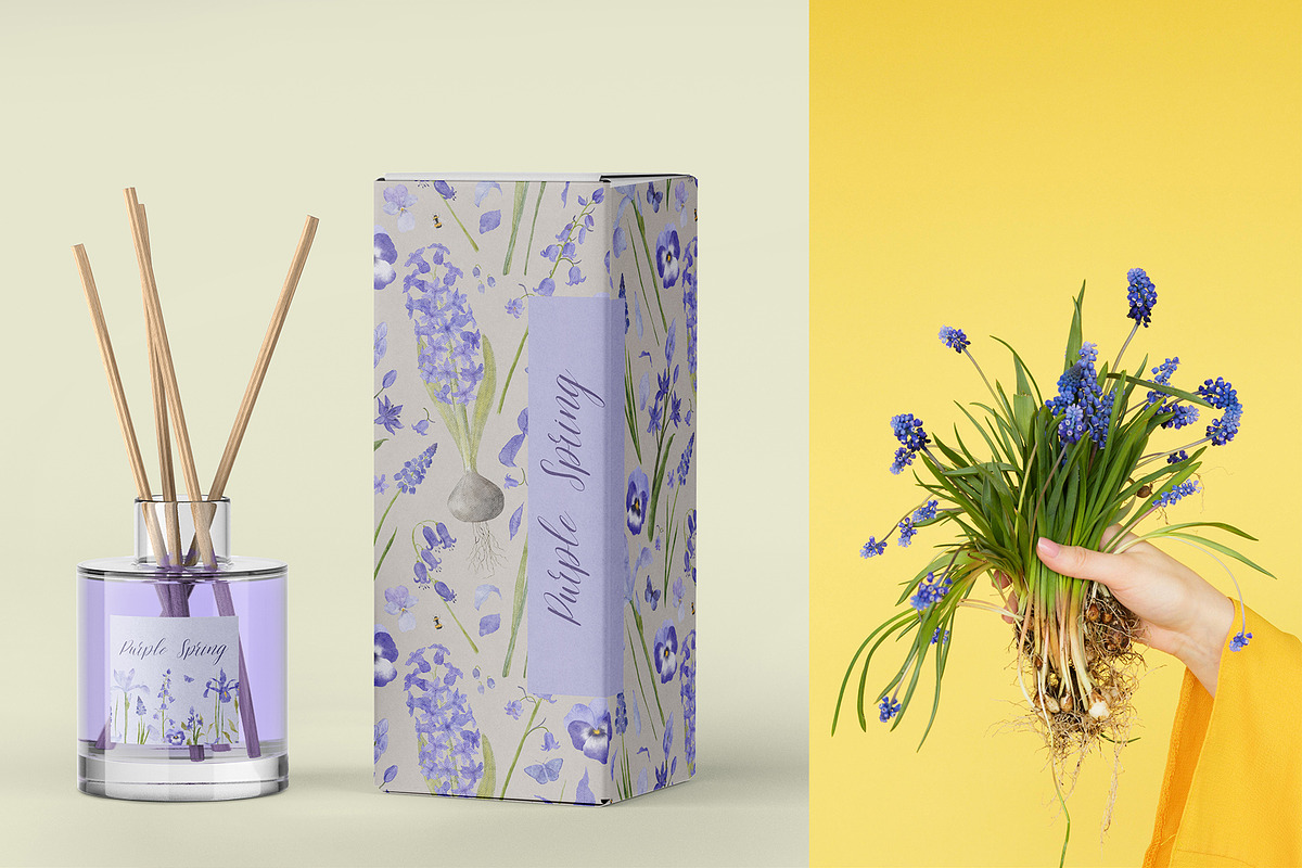 Spring Garden Illustration & Pattern, a Decorative Illustration by OkPen (Photo 9 of 10)