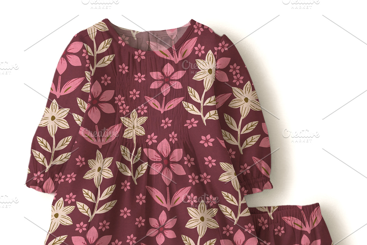 Baby Blouse and Bloomer Set Mockup, a Hoody Mockup by Nora Gad (Photo 13 of 21)