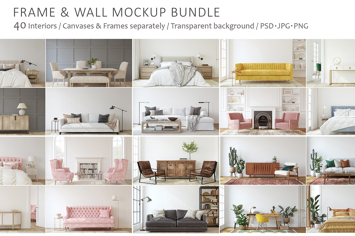 BIG BUNDLE Modern Interiors, a Household Mockup by MyHomeMockups (Photo 1 of 11)