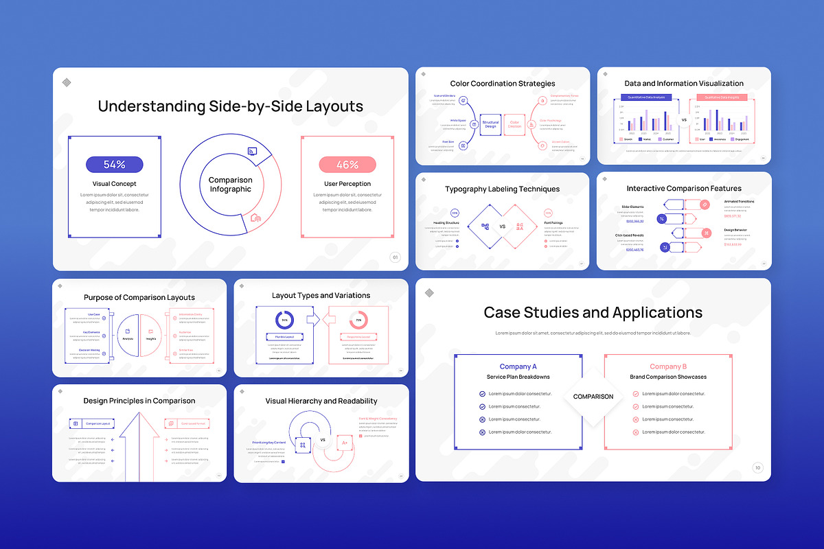 Side-By-Side Comparison Layout KEY preview 3