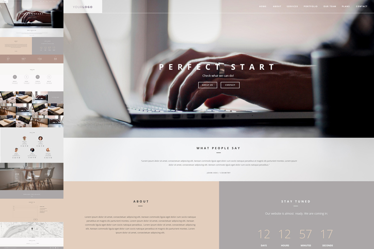 Business - One Page Template HTML, a Landing Page Template by CapitalTemplate (Photo 2 of 5)