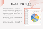 Monthly Budget Planner, a Templates & Theme by iScoop (Thumbnail 9 of 10)