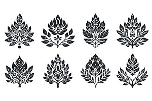 Ornamental Logo In Boho Style, an Illustration by LadadikArt