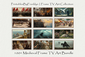 Medieval Times Frame Tv Art Bundle, a Person Photo by PrintablesByFranklyn