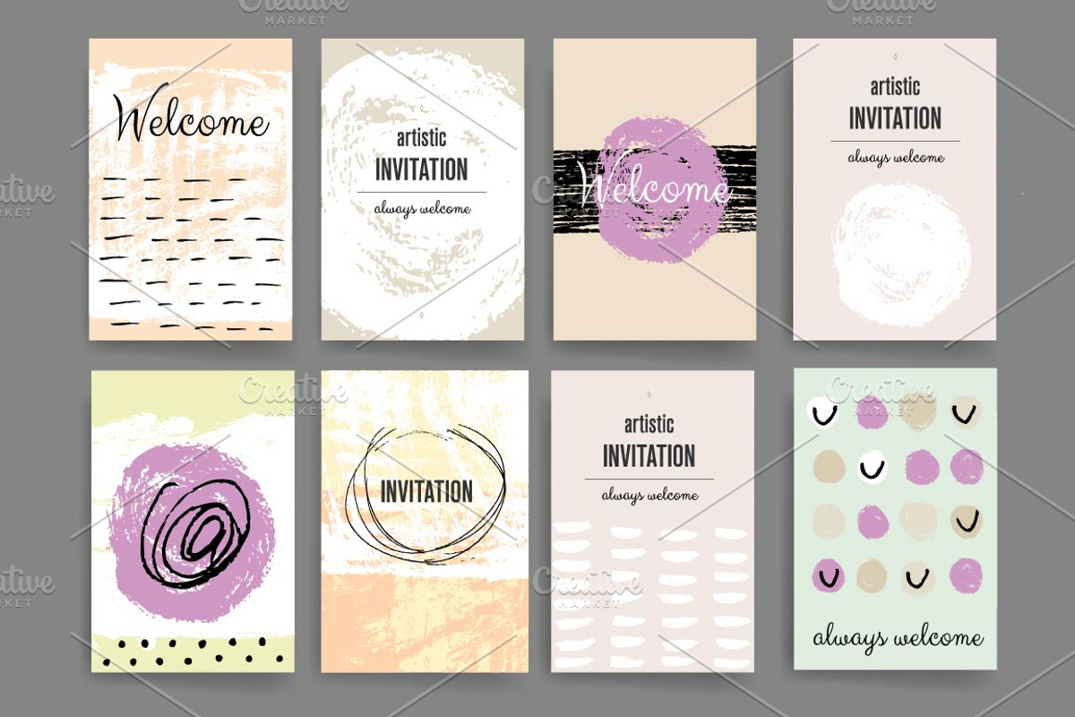 Invitation cards., an Invitation Template by DikayaMiau