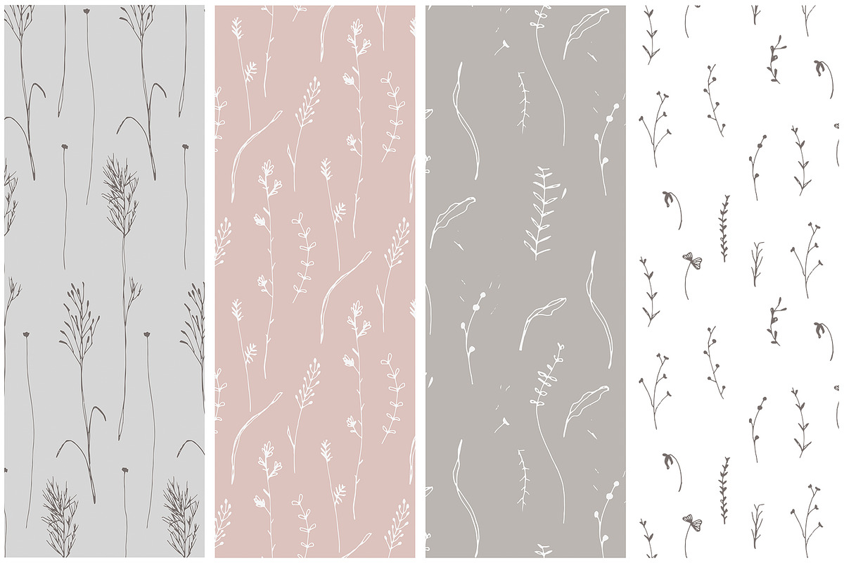 Wildflower Patterns + Templates Set, a Pattern Graphic by Youandigraphics (Photo 12 of 14)