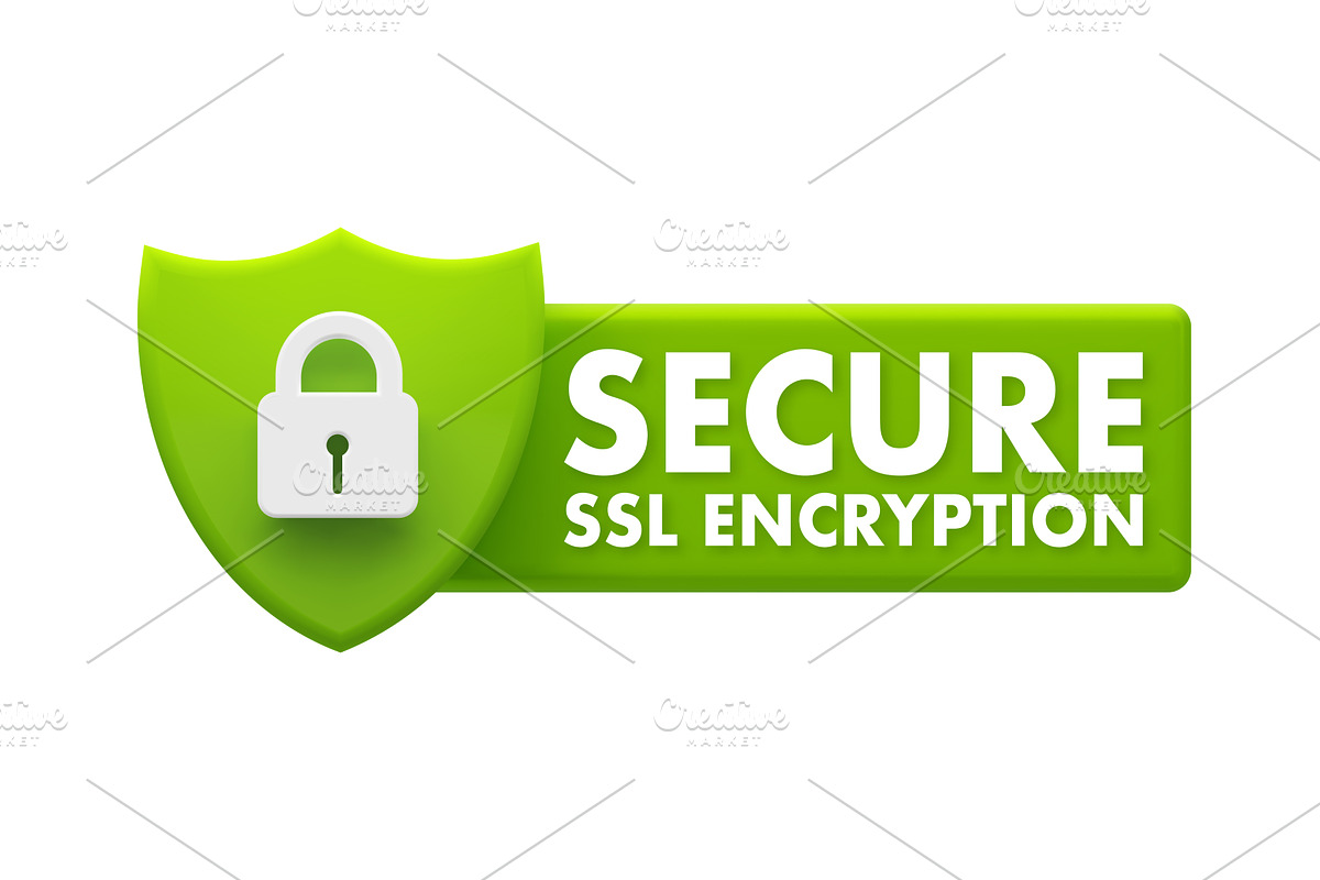Secure SSL Encryption Badge -, a Technology Illustration by DG-Market