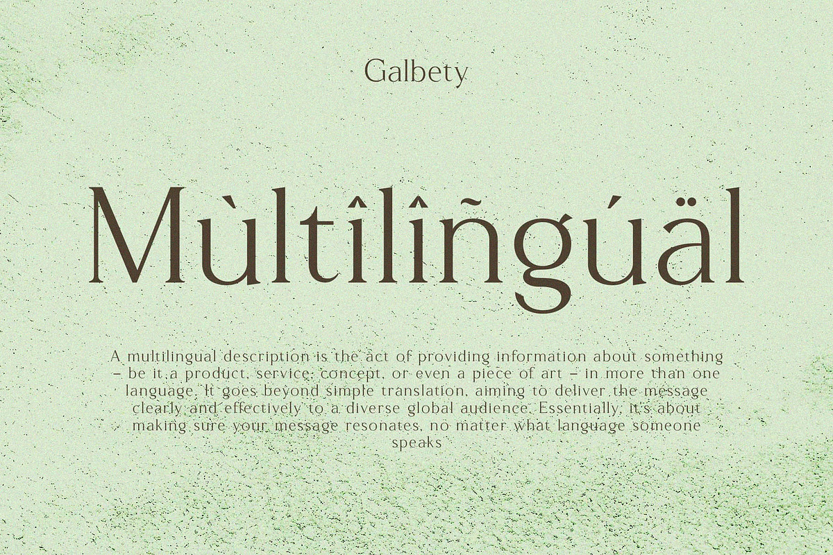 Galbety – Stylish & Elegant Serif, a Serif Font by BrandSemut (Photo 8 of 8)