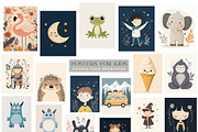 Cute Posters For Kids. Nursery Room., a Graphic by Designwork (Thumbnail 8 of 9)