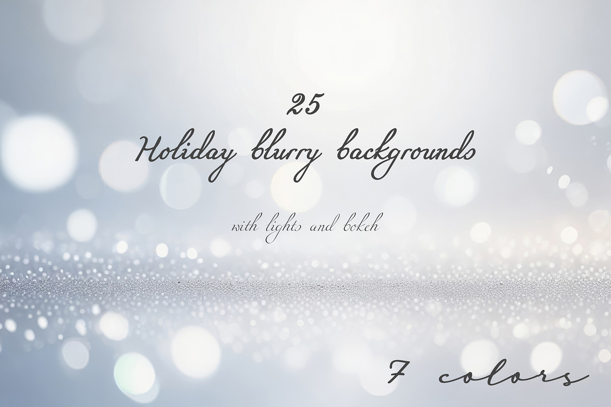 Holiday blurry backgrounds, a Background Graphic by Ligrenok Art (Photo 1 of 2)