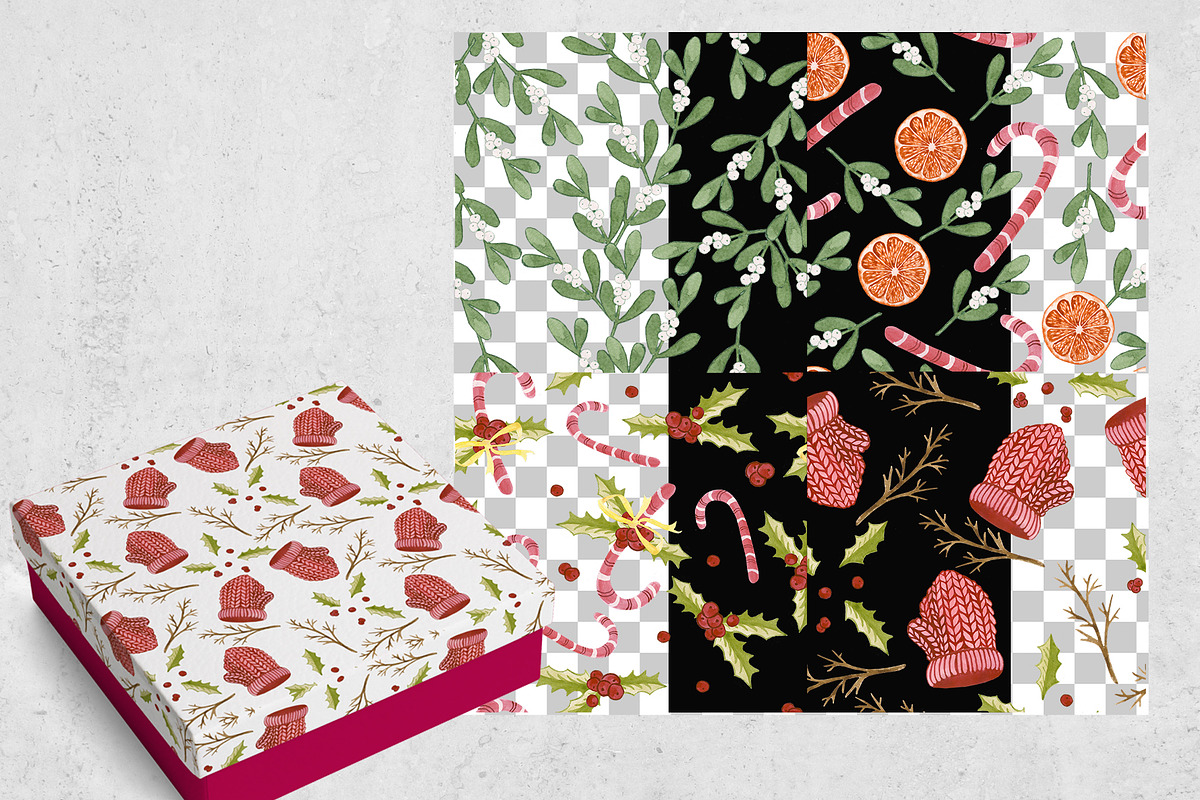 Holidays. Merry Christmas & New Year, a Pattern Graphic by Nejumi (Photo 4 of 6)