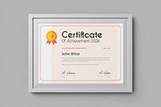 Clean Certificate Design, a Stationery Template by HiveArts (Thumbnail 1 of 3)