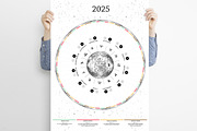 Gardener's lunar calendar 2025, a Stationery Template by land art (Thumbnail 5 of 5)