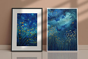 Starry Night Floral Illustration, a Decorative Illustration by Housui Patterns (Thumbnail 10 of 12)