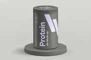 Protein Tall Jar Mockup, a Packaging Mockup by DesignRushMarket (Thumbnail 4 of 12)