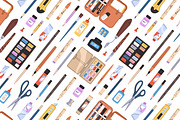 Art tools, stationery set, templates, an Education Illustration by PaperTrident (Thumbnail 4 of 9)