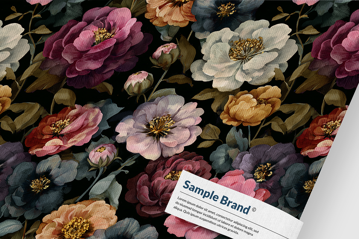 Dark Botanical Gothic Pattern Bundle, a Pattern Graphic by AYAKA Studio Co. (Photo 3 of 12)