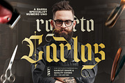 Silent Black - Stylish Blackletter, a Blackletter Font by Bale Type (Thumbnail 4 of 9)