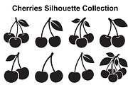 Cherry Branch Silhouette Set, an Object Graphic by Designs_River (Thumbnail 1 of 3)