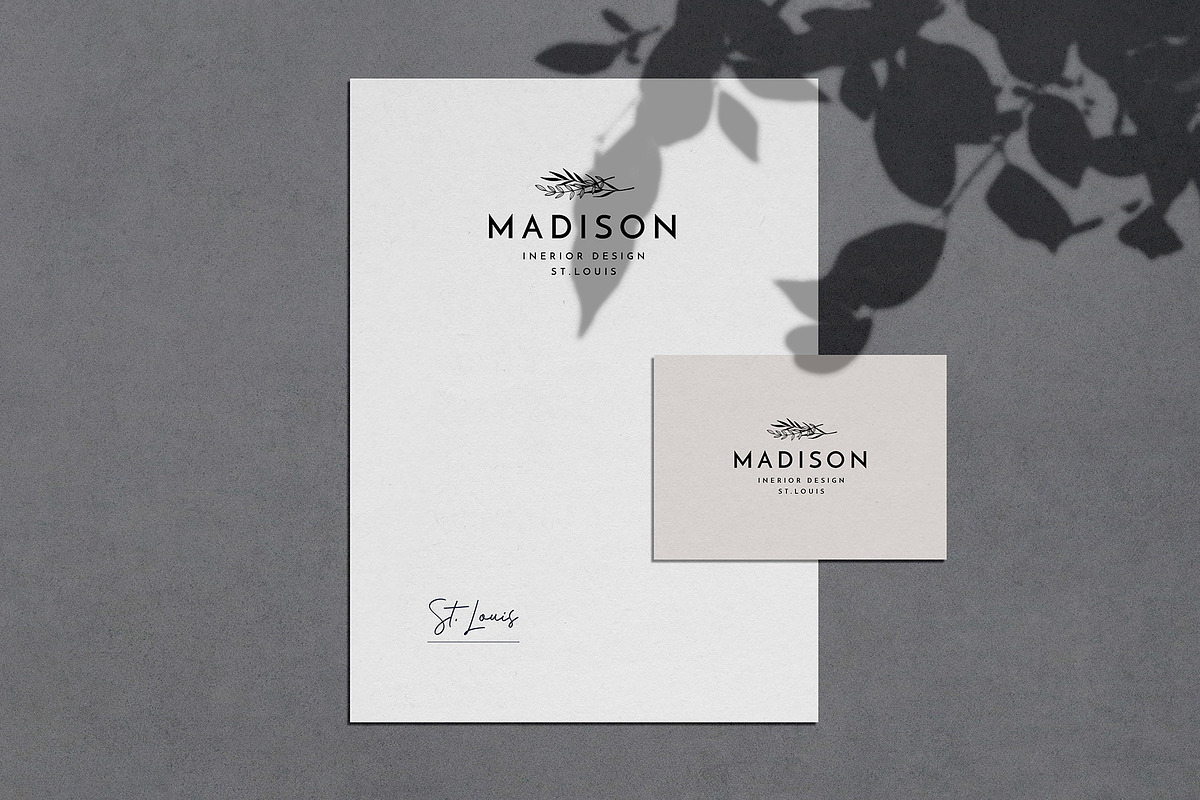 Verdura Stationery Shadow Mockups, a Mockup by pixelbuddha.net (Photo 8 of 12)