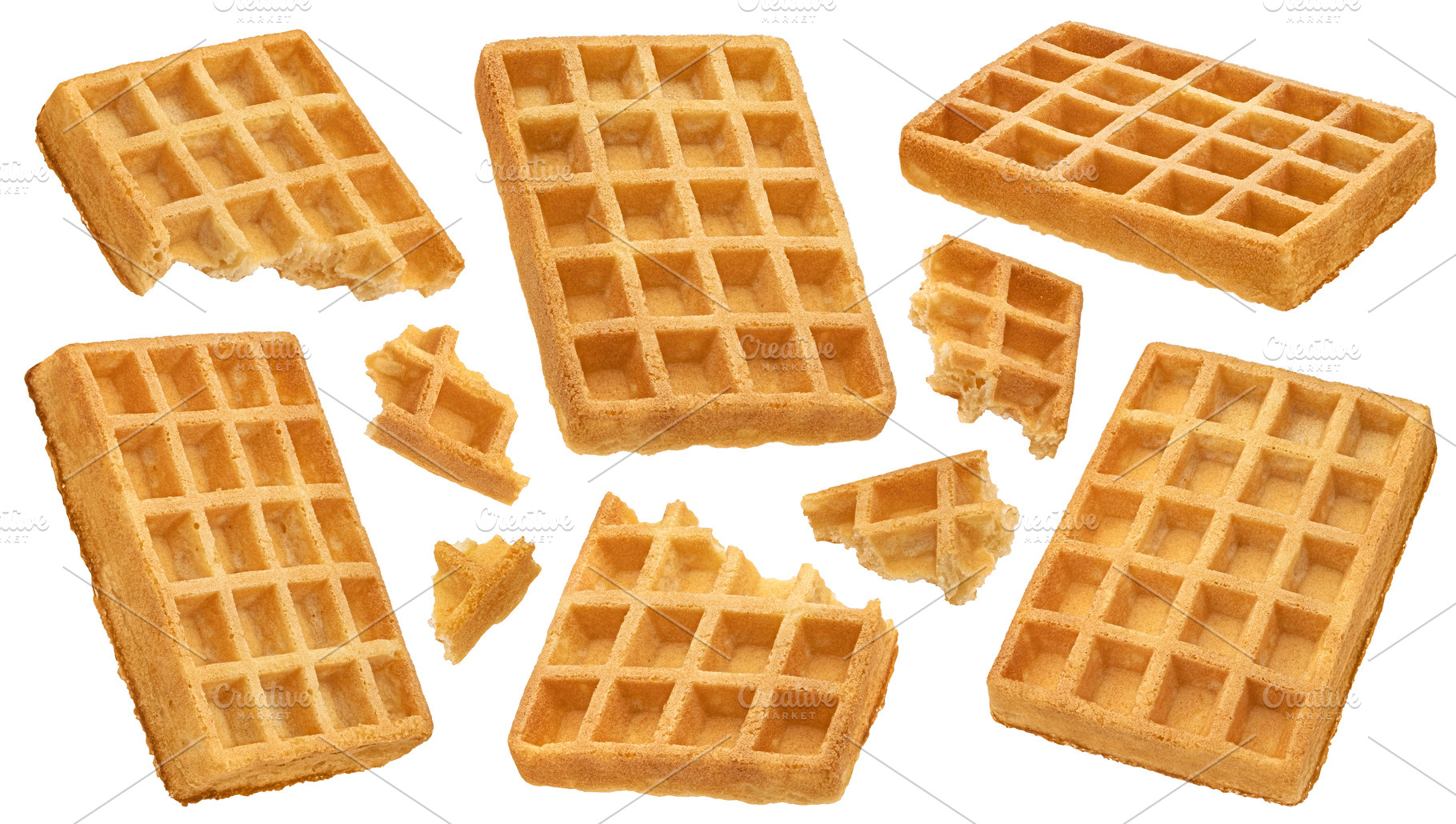 Belgian waffles collection, a Food & Drink Photo by Max Lashcheuski