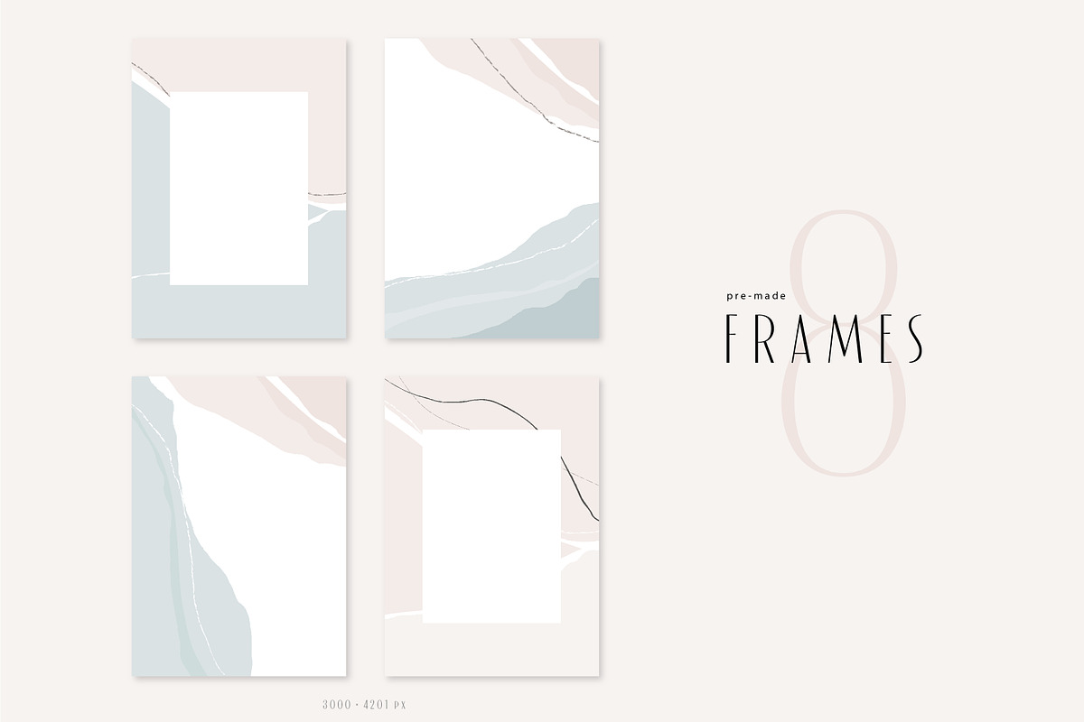 Abstract shapes art collection, a Texture Graphic by Anna Sokol (Photo 12 of 28)