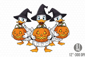 Goose Halloween Fall PNG, an Illustration by Designking