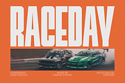 Raceday - Sports Condensed Font, a Sans Serif Font by Pian45 Studio (Thumbnail 1 of 8)
