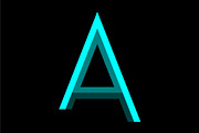 Letter A logo design template, a Branding & Logo Template by Sumberpangan (Thumbnail 2 of 3)