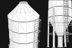 Farm Silo 4 PBR