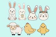 Cute Easter Sunday Doodle Set, an Illustration by T-shirt Pond (Thumbnail 4 of 4)