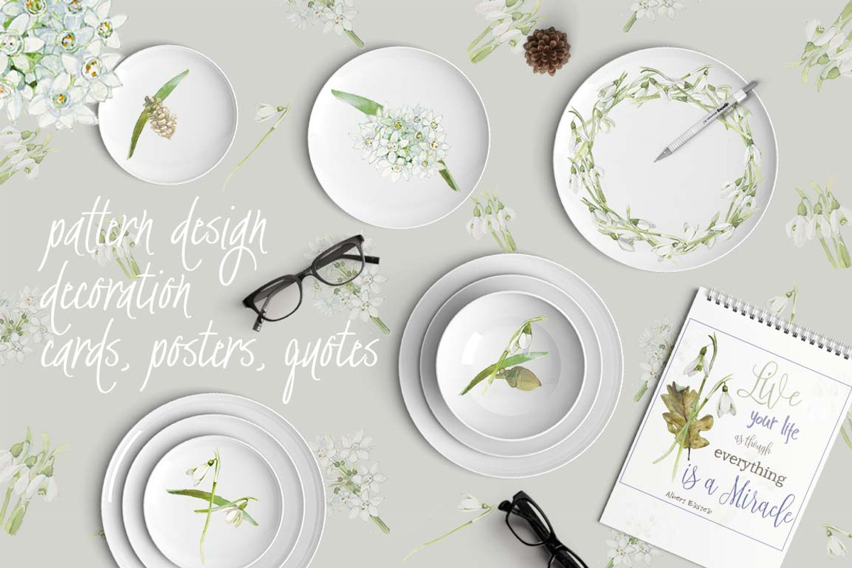 0101 Winter White, a Work Illustration by watercolorwild.graphics (Photo 4 of 10)