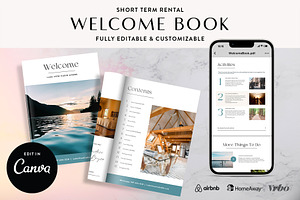 Airbnb ShortTerm Rental Welcome Book