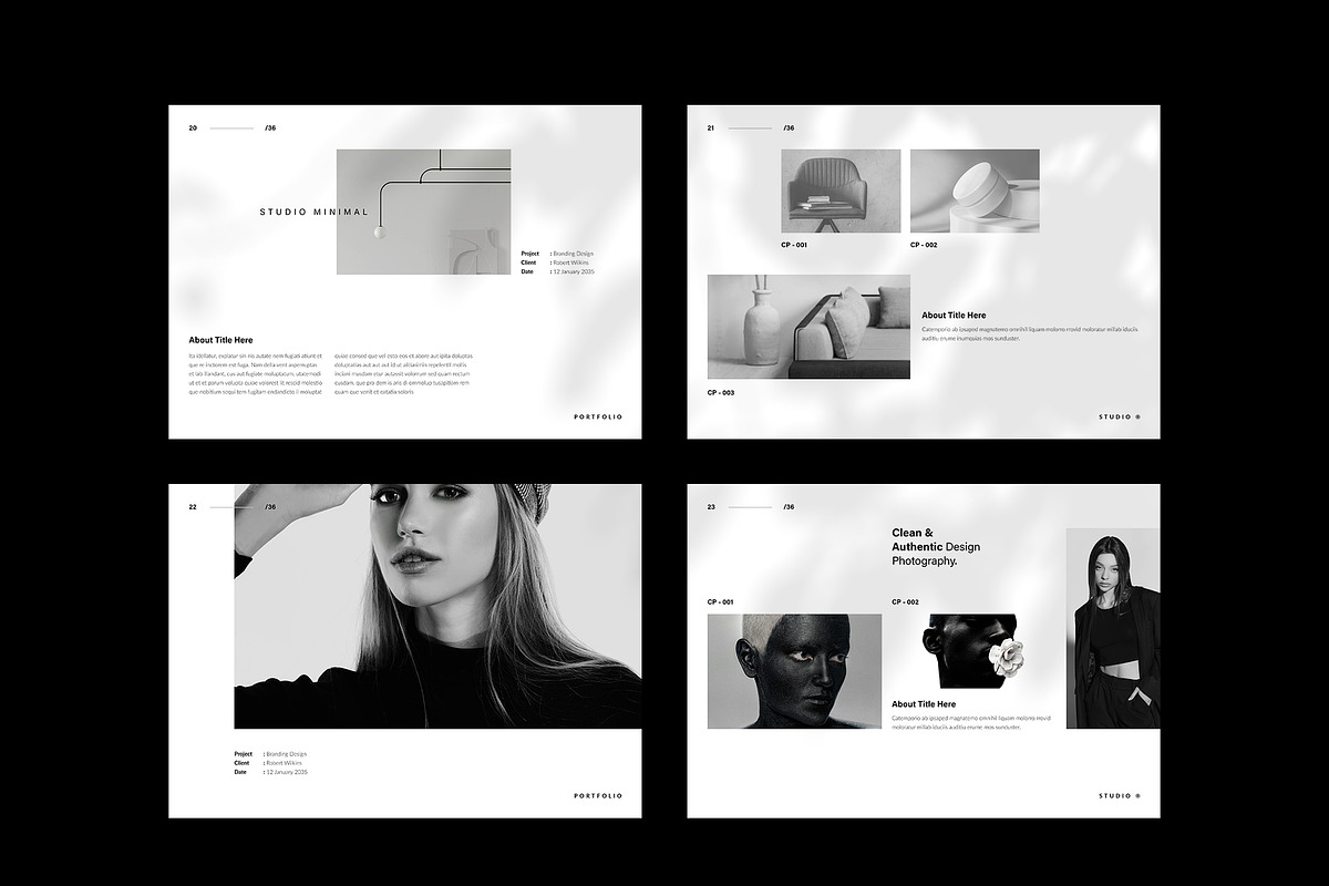 Photography Portfolio Template, a Brochure Template by TemplateFolio-Shop (Photo 11 of 20)